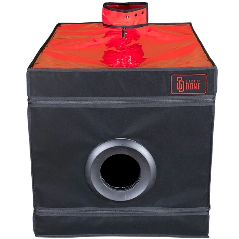 SECRET DOME - KINK CLUB LA NICHE CABIN PRETO E VERMELHO