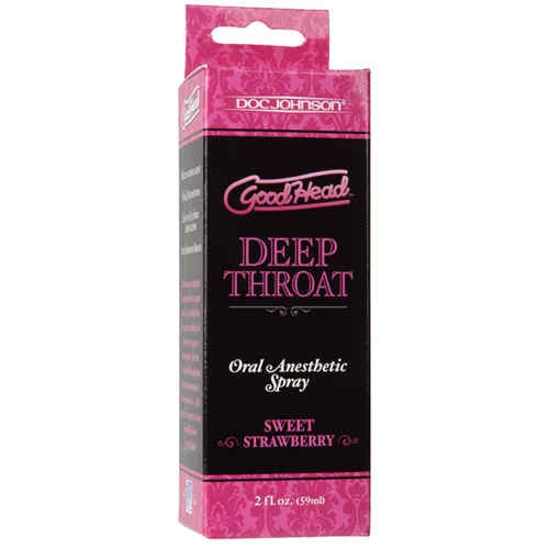 Doc Johnson Good Head Spray Garganta Profunda Morango Doce