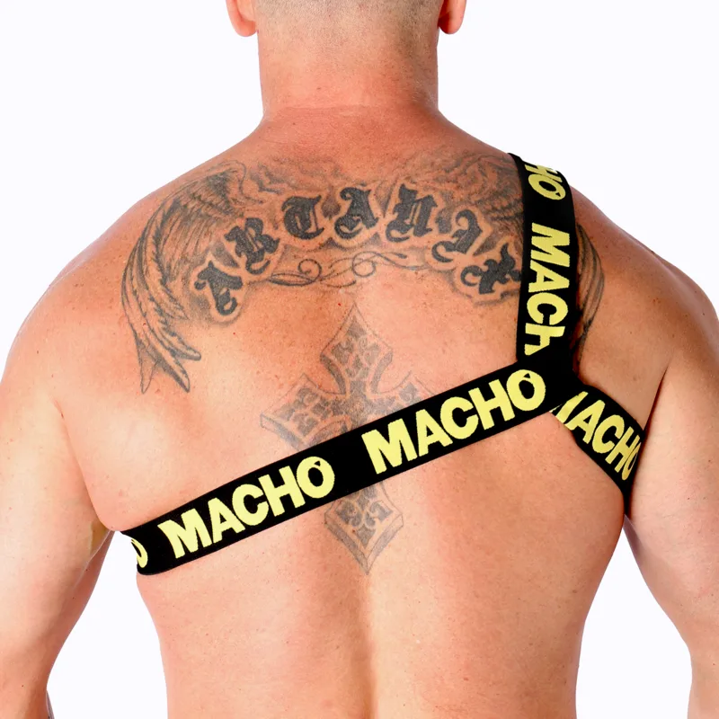 MACHO - ARNÊS ROMANO AMARELO