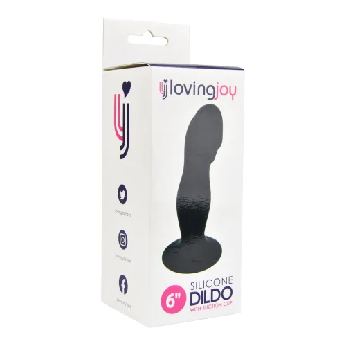 Loving Joy Dildo de Silicone 6 Polegadas com Ventosa
