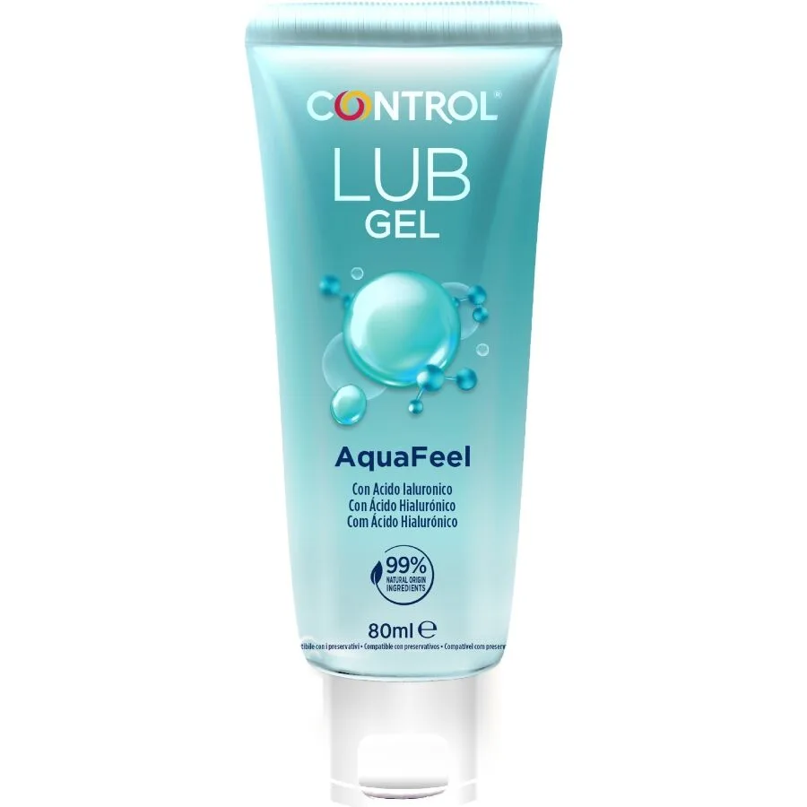 CONTROL - AQUAFEEL LUBRICANT WITH HYALURONIC ACID 80 ML