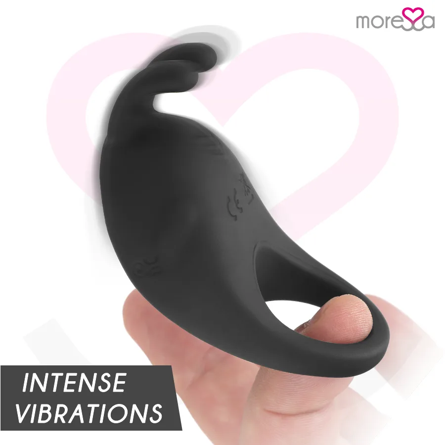 MORESSA - BRAD PREMIUM SILICONE RECARREGVEL PRETO