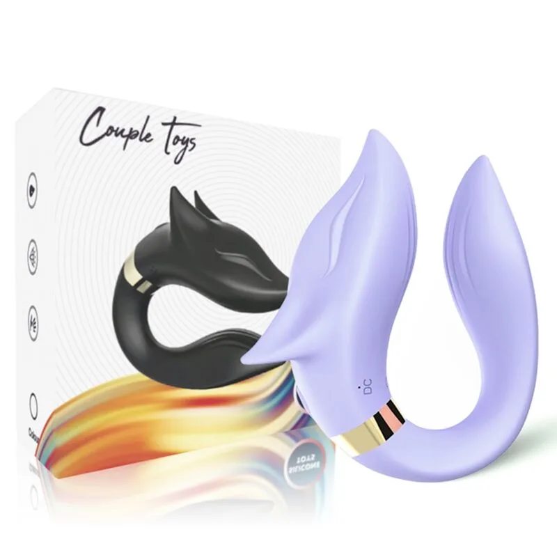 Armony - Vibrador Fox para Casais com Controle Remoto Roxo
