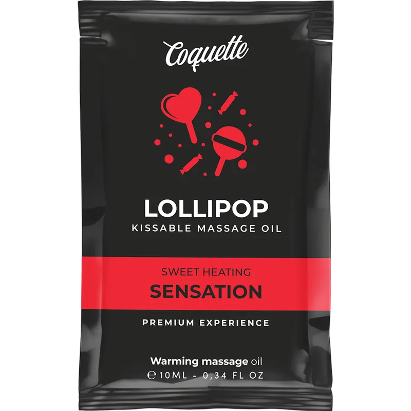 COQUETTE CHIC DESIRE - POCKET LOLLIPOP KISSABLE MASSAGE OIL HEATING SENSATION 10 ML