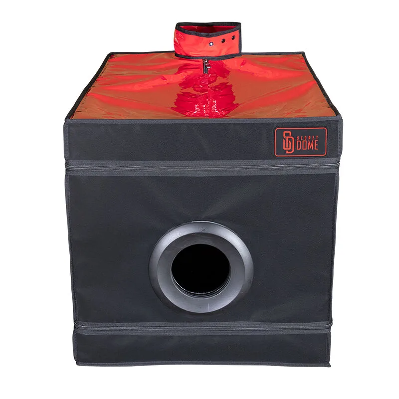 SECRET DOME - KINK CLUB LA NICHE CABIN PRETO E VERMELHO