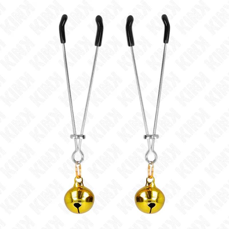 KINK - PINÇAS DE BINO FINAS OURO 7 CM