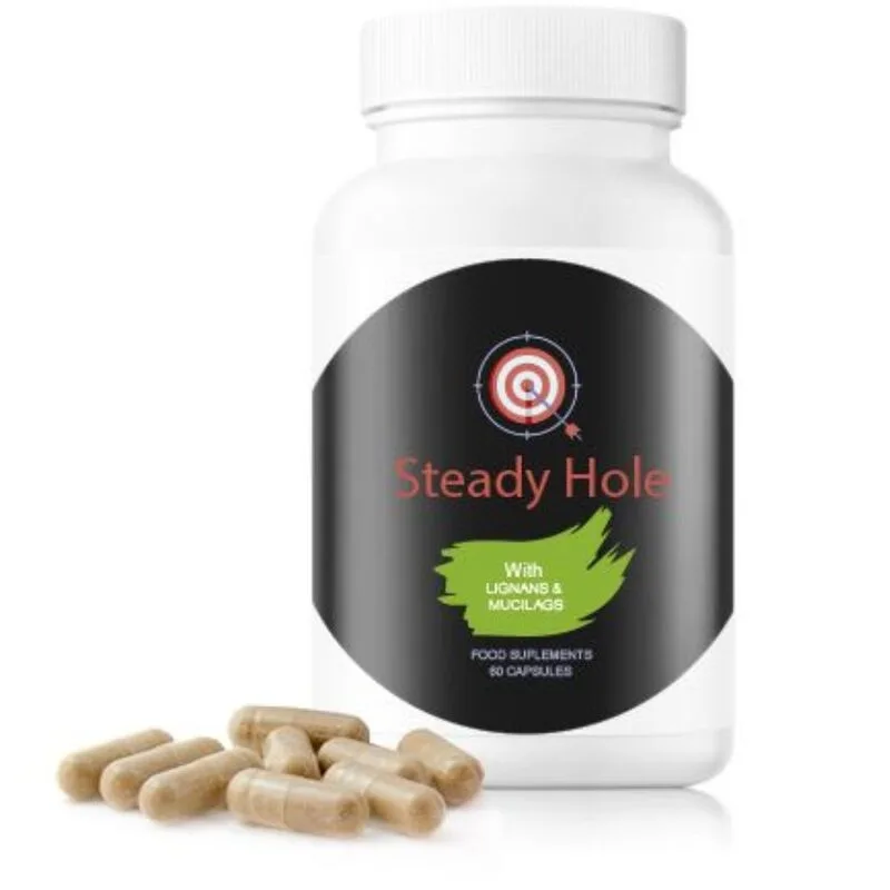 500 Cosmetics - Cápsulas U-Steady Hole para a Saúde do Trânsito Intestinal - 60 Cápsulas