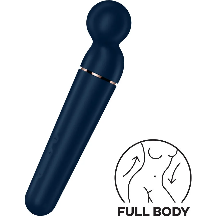 SATISFYER - PLANET WAND-ER VIBRATOR MASSAGER BLUE