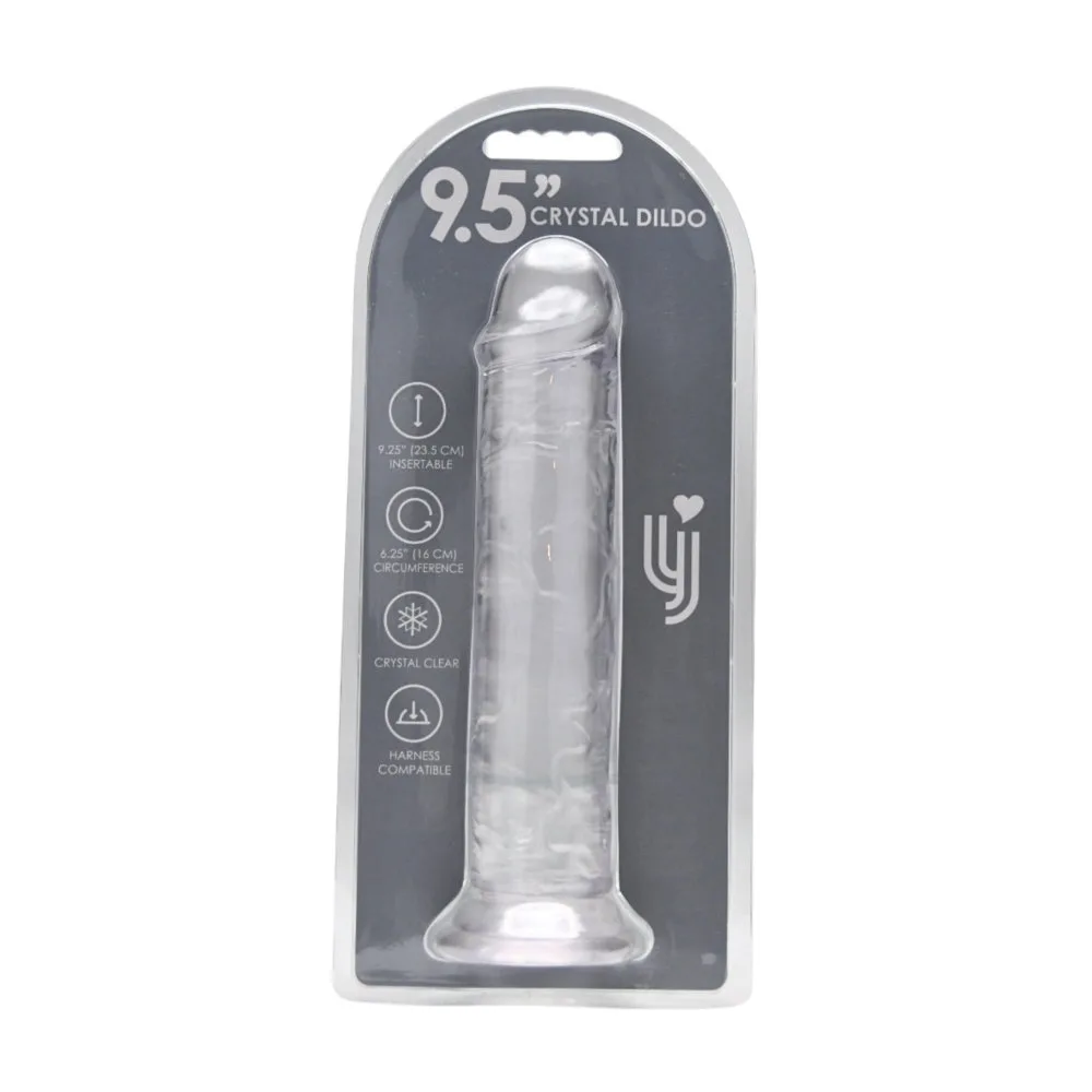 Loving Joy Dildo com Ventosa 9.5 Polegadas Transparente