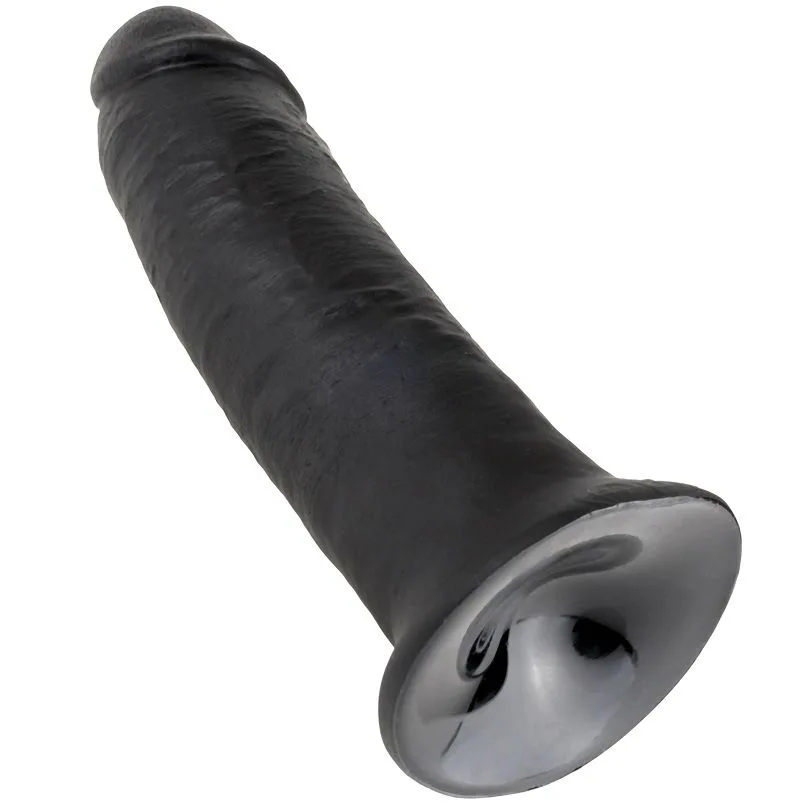 KING COCK - DILDO PRETO 25 CM