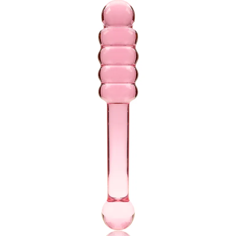 NEBULA SERIES BY IBIZA - MODELO 20 DILDO VIDRO BOROSILICADO ROSA 20.5 CM -O- 3 CM