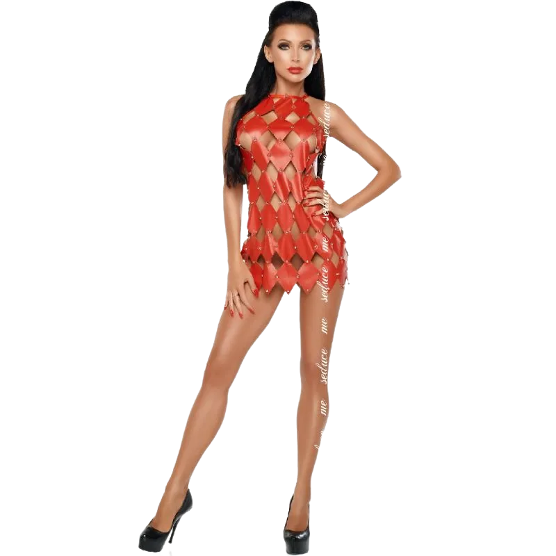 ME-SEDUCE - GWEN VESTIDO NUAS COSTAS VERMELHO