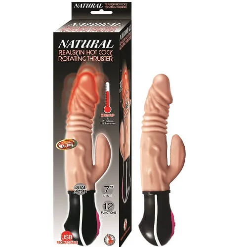 Dildo Vibratório Realista com Aquecimento e Movimento Pele