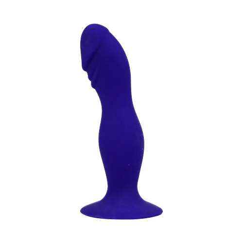 Loving Joy Dildo de Silicone 6 Polegadas com Ventosa Azul Meia-Noite