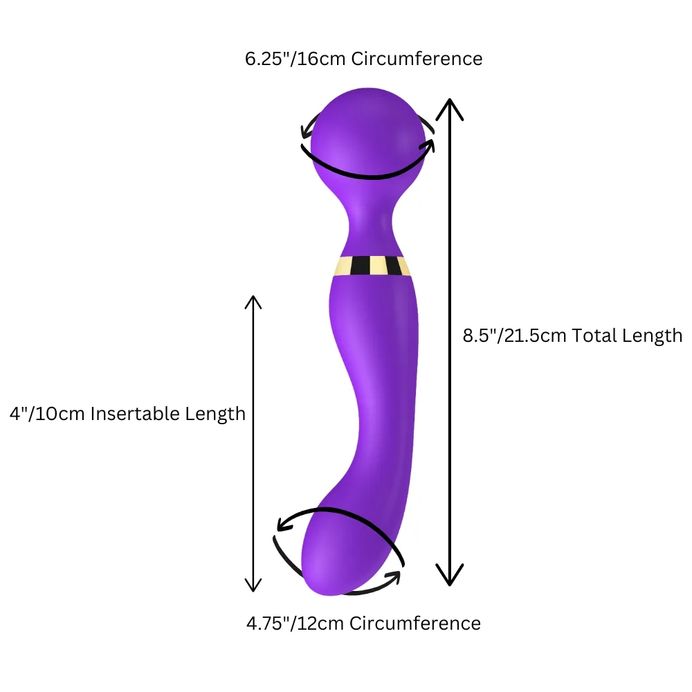 Loving Joy Vibrador Wand de Dupla Ponta