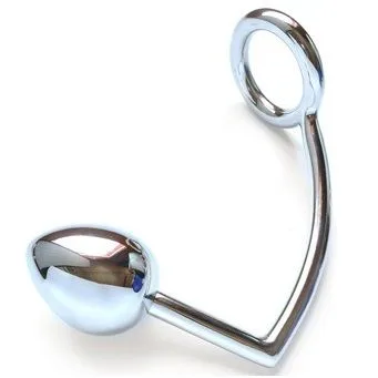 Metal Hard - Anel com Gancho Anal 50mm