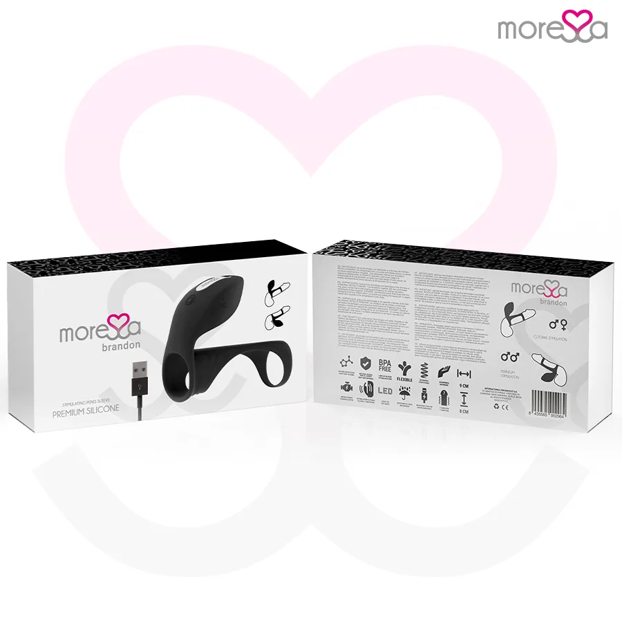 MORESSA - ANEL VIBRADOR BRANDON COM TAMPA