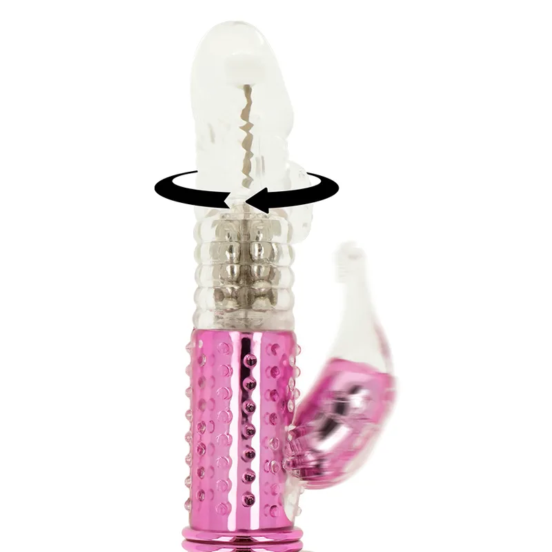 Ohmama - Vibrador com Função de Rotação e Estimulador de Clitóris