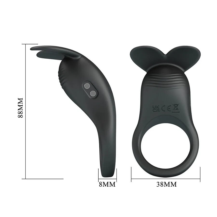 PRETTY LOVE - CARLTON PENIS RING WITH CLITORAL STIMULATOR