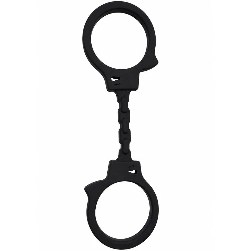 DIABLO PICANTE - SILICONE HANDCUFFS BLACK