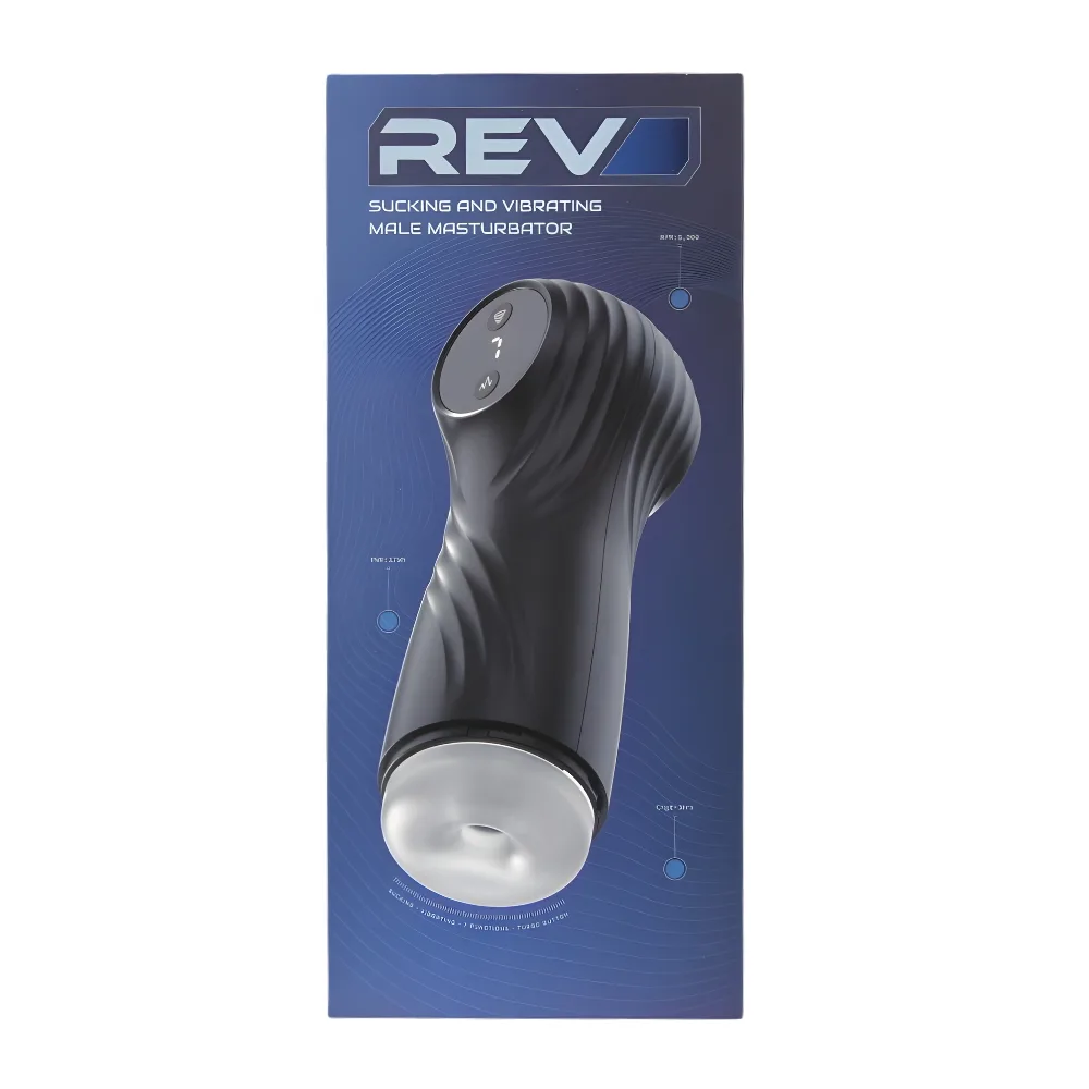 Rev Masturbador Masculino com Sucção e Vibração
