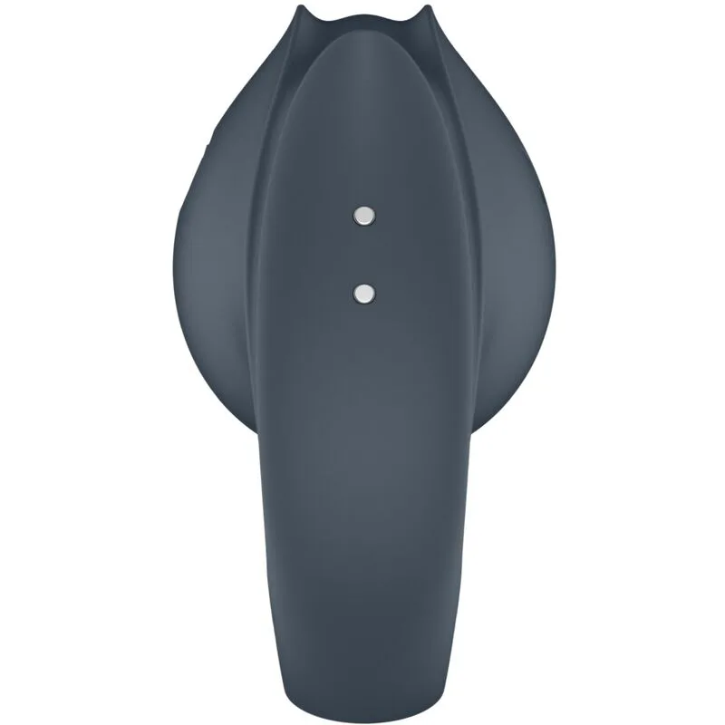 SATISFYER - PERFECT PAIR 2 MULTIVIBRATOR 2 IN 1 PENIS RING AND FINGER STIMULATOR GREY