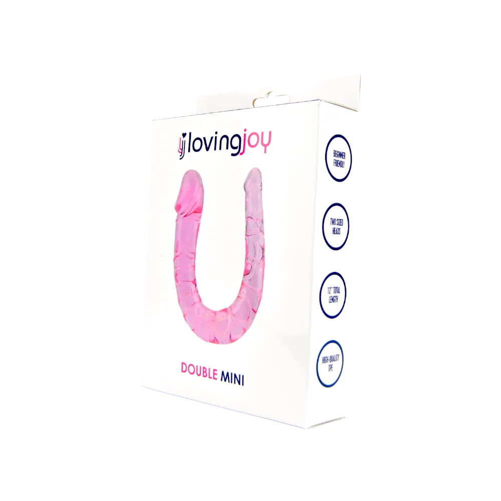 Loving Joy Mini Dildo Duplo Rosa