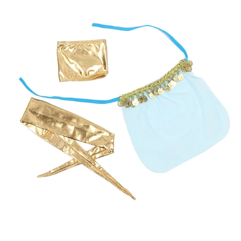 SUBBLIME - CONJUNTO DE LINGERIE AZUL ESTILO INDIA