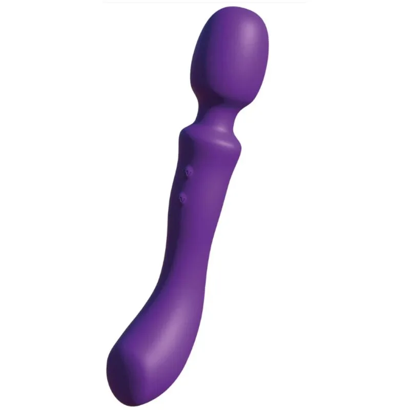 She.E.O - Double-Ended Vibrating Massager Wand Purple