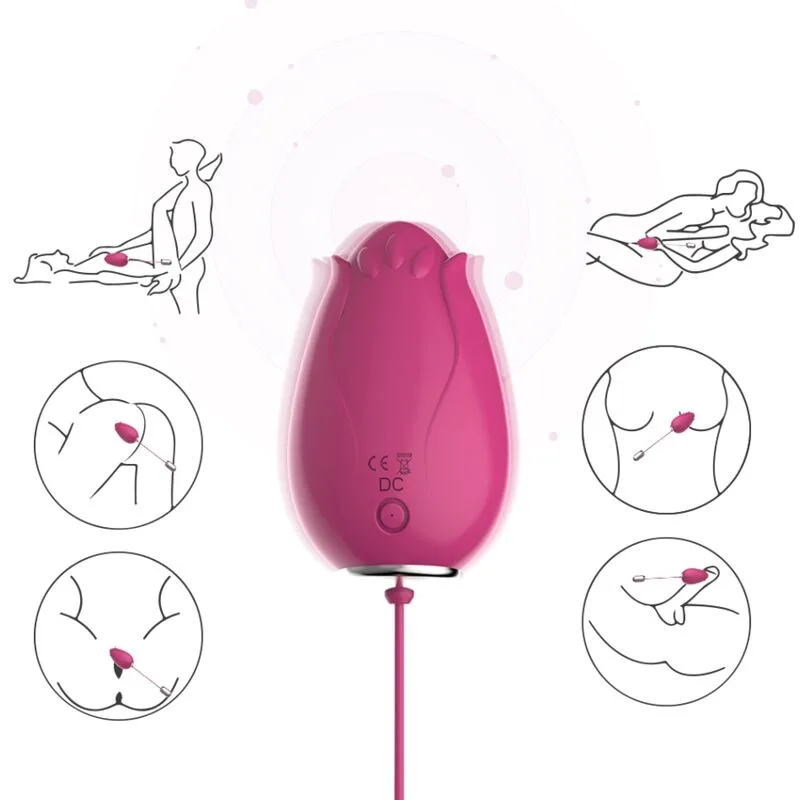 Armony - Vibrador de Ovo Mandala G-Spot Controle Remoto Fúcsia