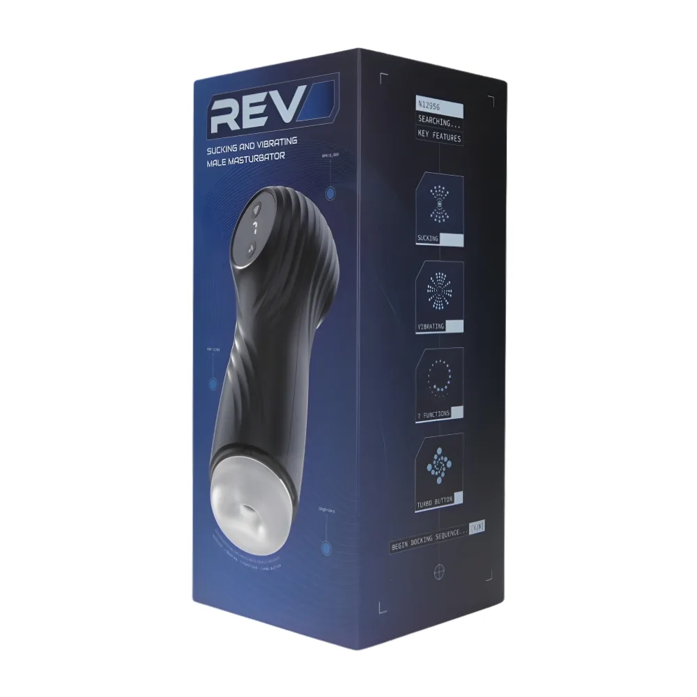 Rev Masturbador Masculino com Sucção e Vibração