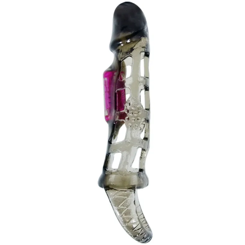 Baile - Manga de Extenso do Pénis com Vibrao e Ala 13,5 cm