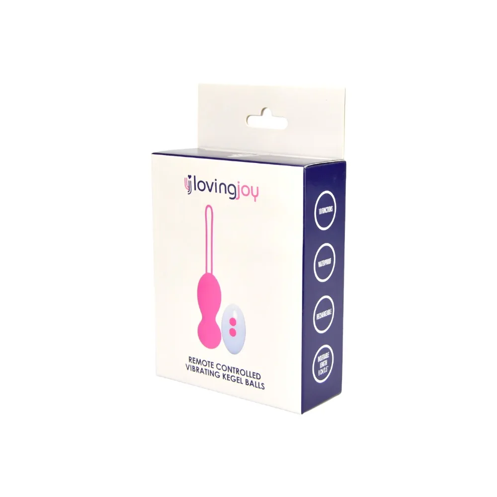 Loving Joy Bolas de Kegel Vibratórias com Controlo Remoto