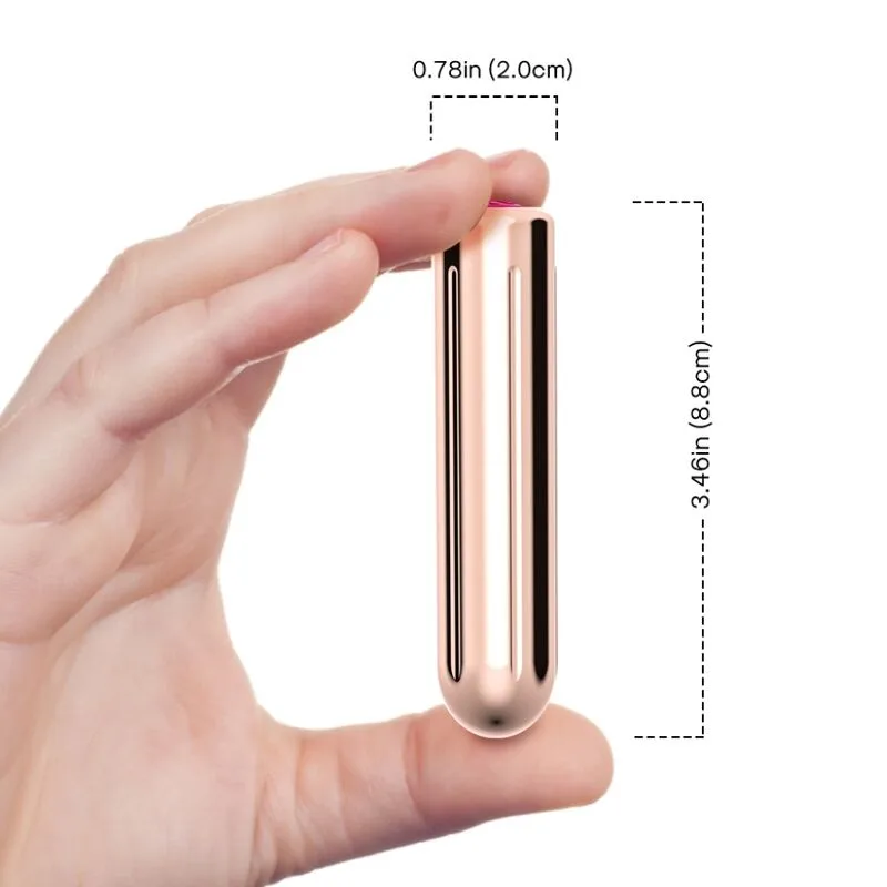 Armony - Warhead Vibrador Bala Controle Remoto Dourado 2 cm X 8,8 cm