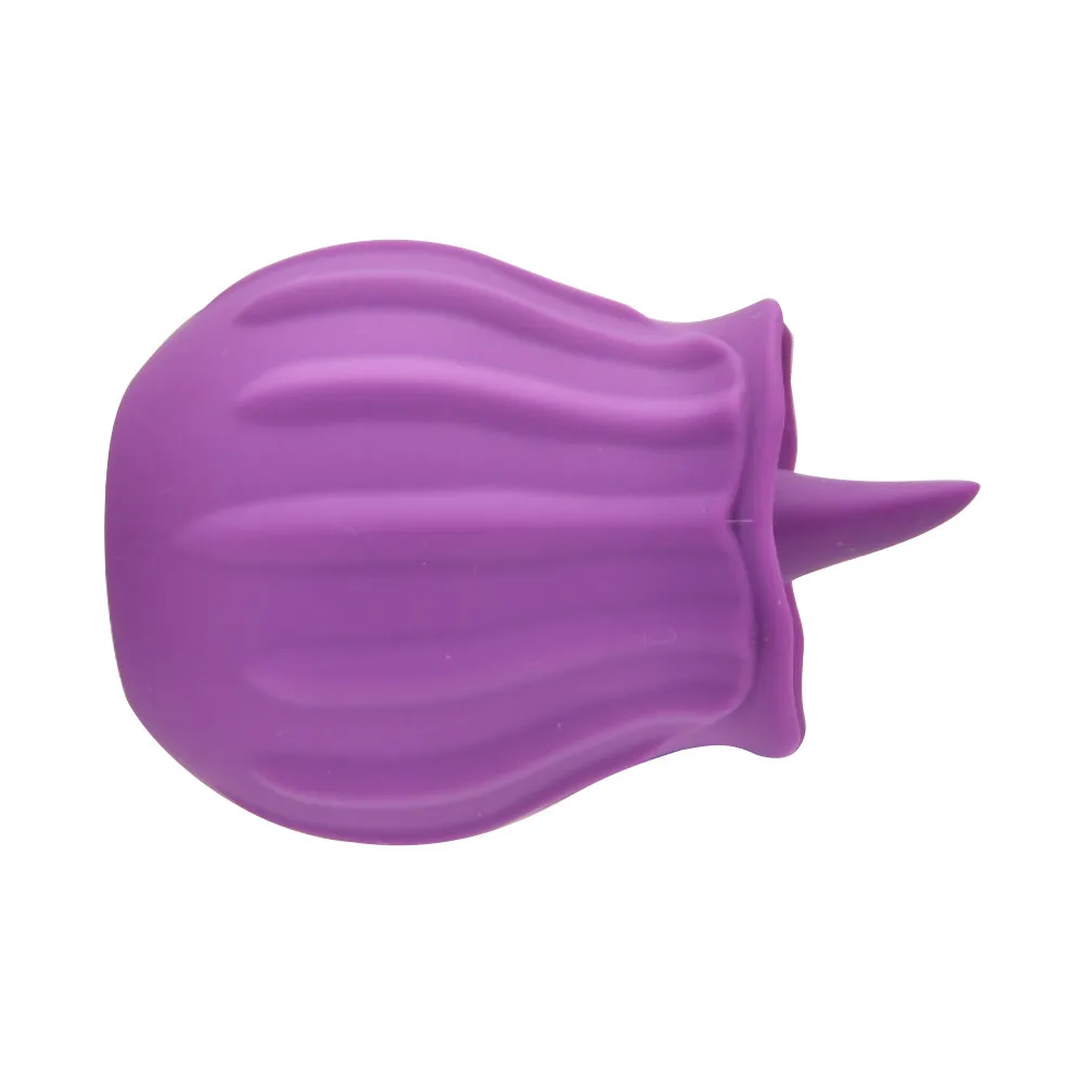 Loving Joy Vibrador Clitoriano Rosa de Lambidela Roxo