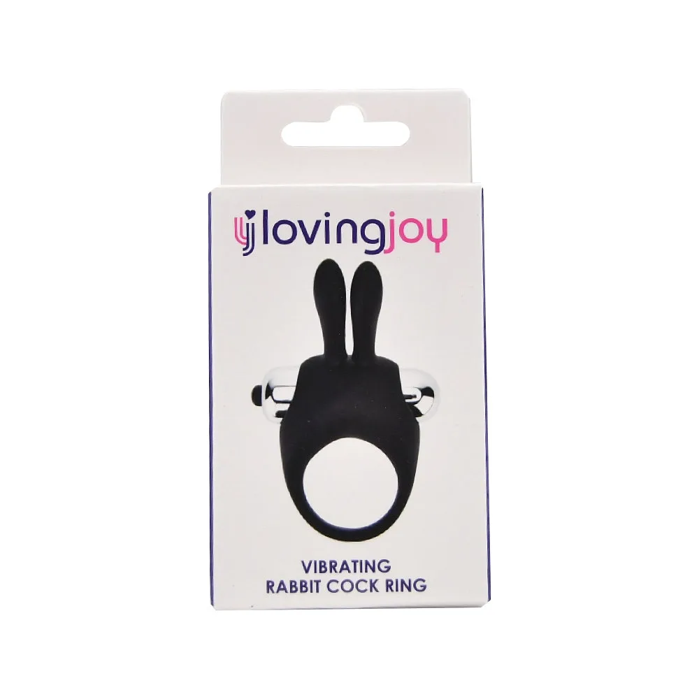 Loving Joy Anel Peniano Vibratório Rabbit de Silicone