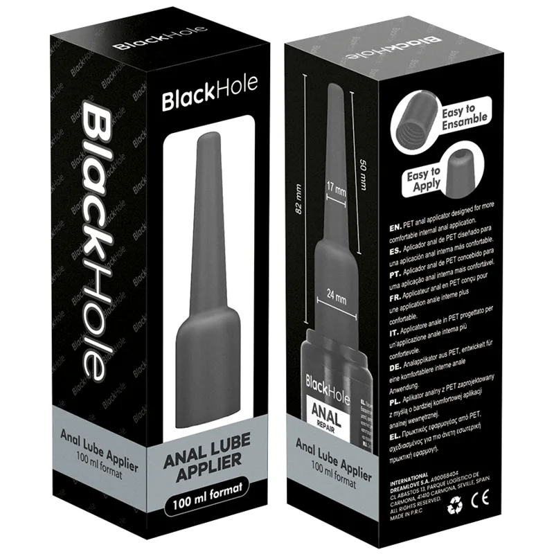 BLACK HOLE - ANAL LUBE APPLIER  L SIZE 100 ML