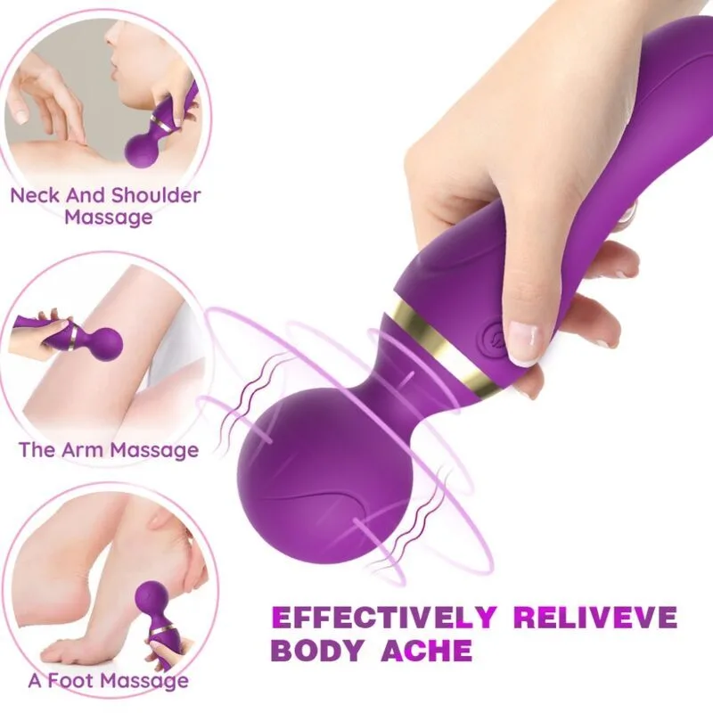Armony - Freeza Massager e Vibrador Cabeça Super Flexível Preta