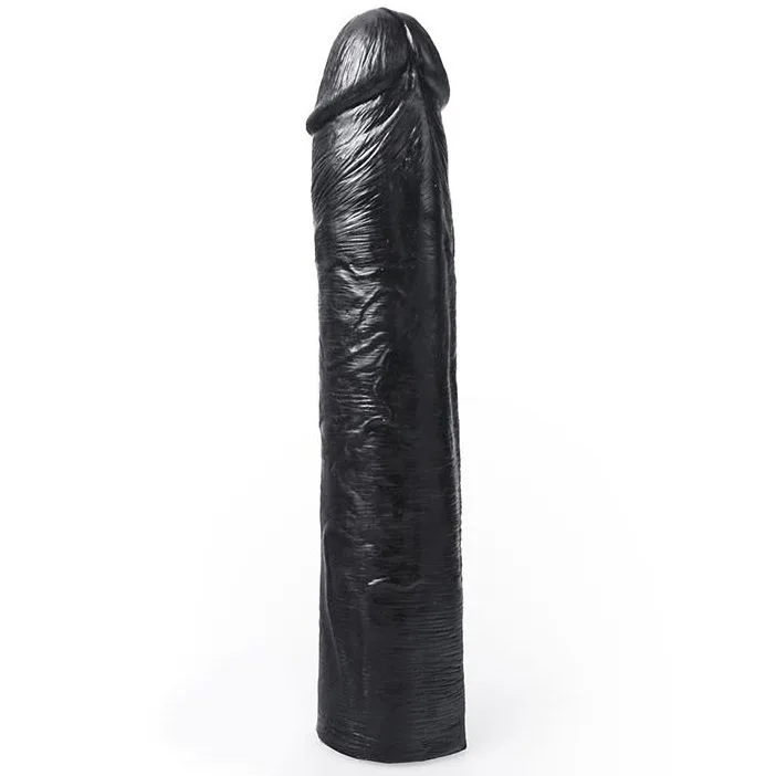 Sistema Pendurado - Dildo Realista Cor Preta Benny 25,5 cm
