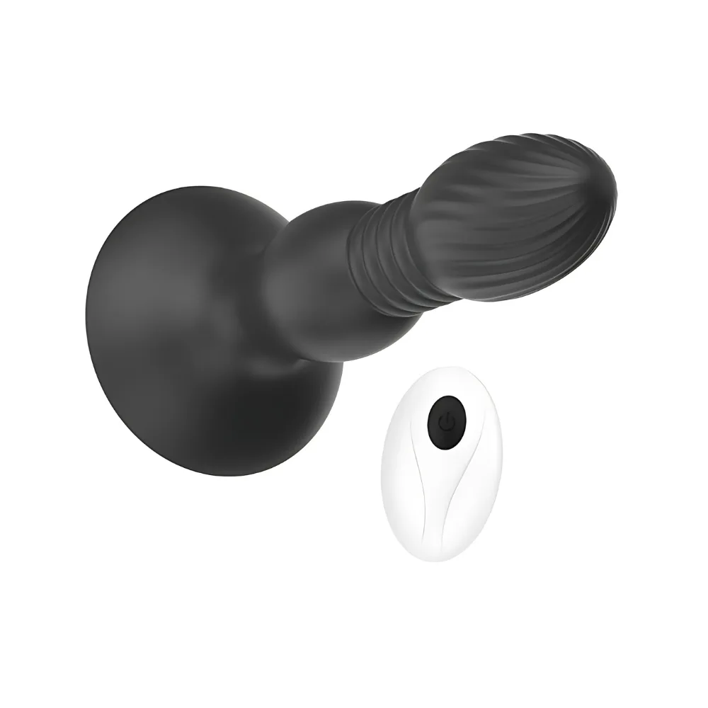 Toosh Plug Anal com Movimento e Controlo Remoto