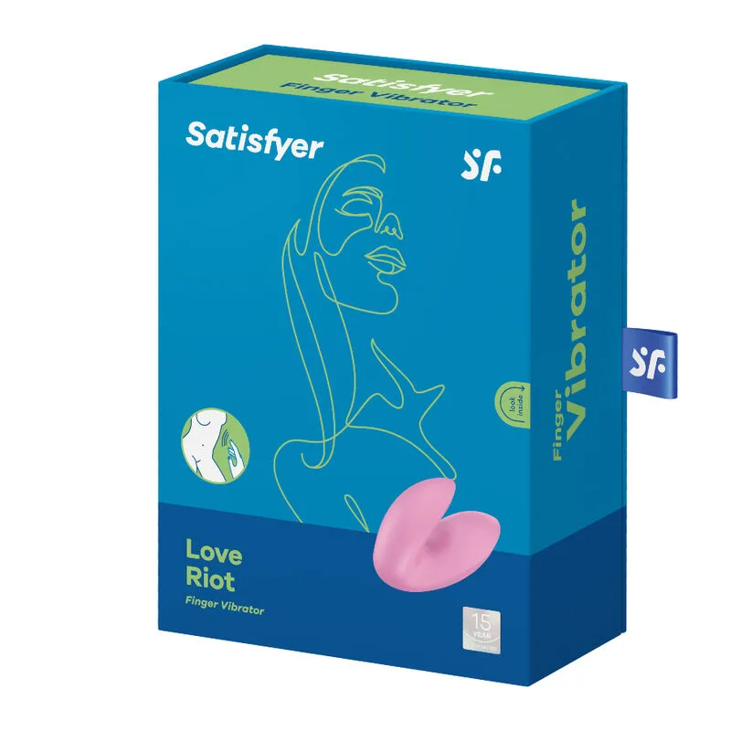 SATISFYER - VIBRADOR DE DEDO LOVE RIOT