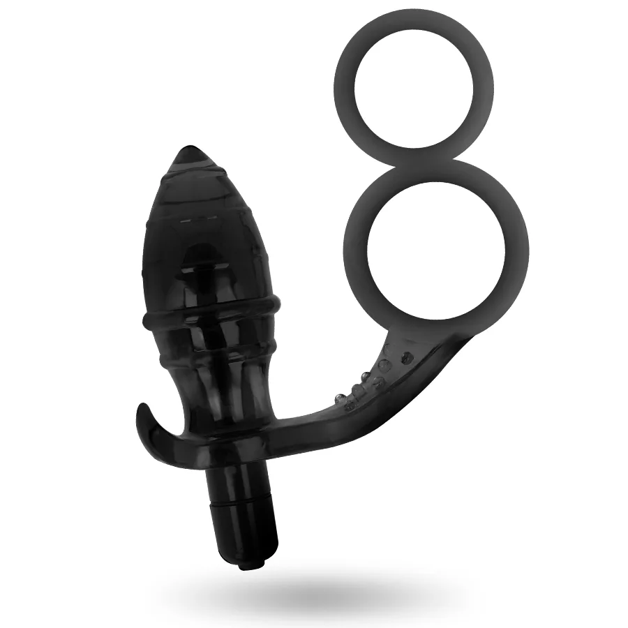 Addicted Toys - Anal Plug with Double Black Ring