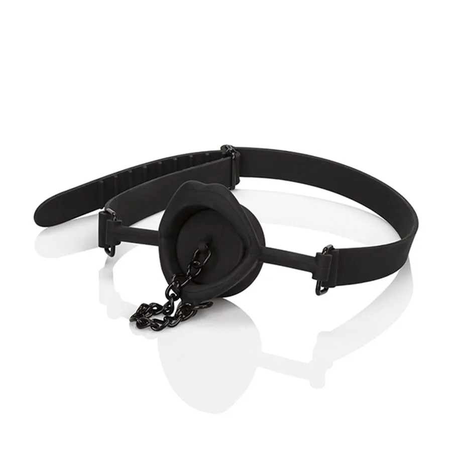 CALEXOTICS - SCANDAL MORDAÇA COM PLUG DE SILICONE PRETO