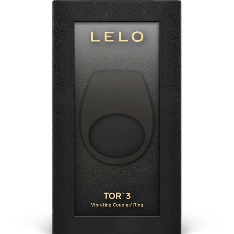 LELO - ANEL VIBRADOR PRETO TOR 3