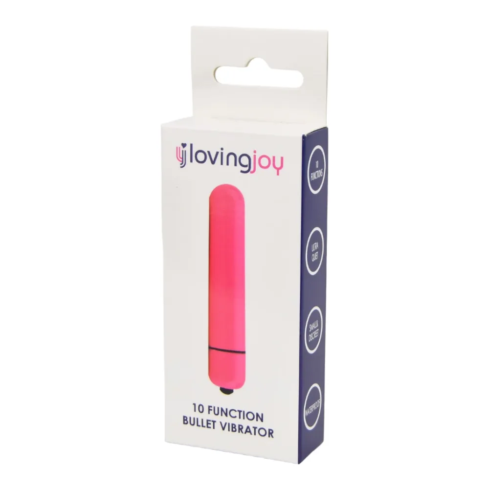 Loving Joy 10 Function Pink Bullet Vibrator