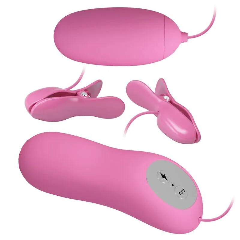 Pretty Love - Pina com Vibrao e Eletroshock Rosa