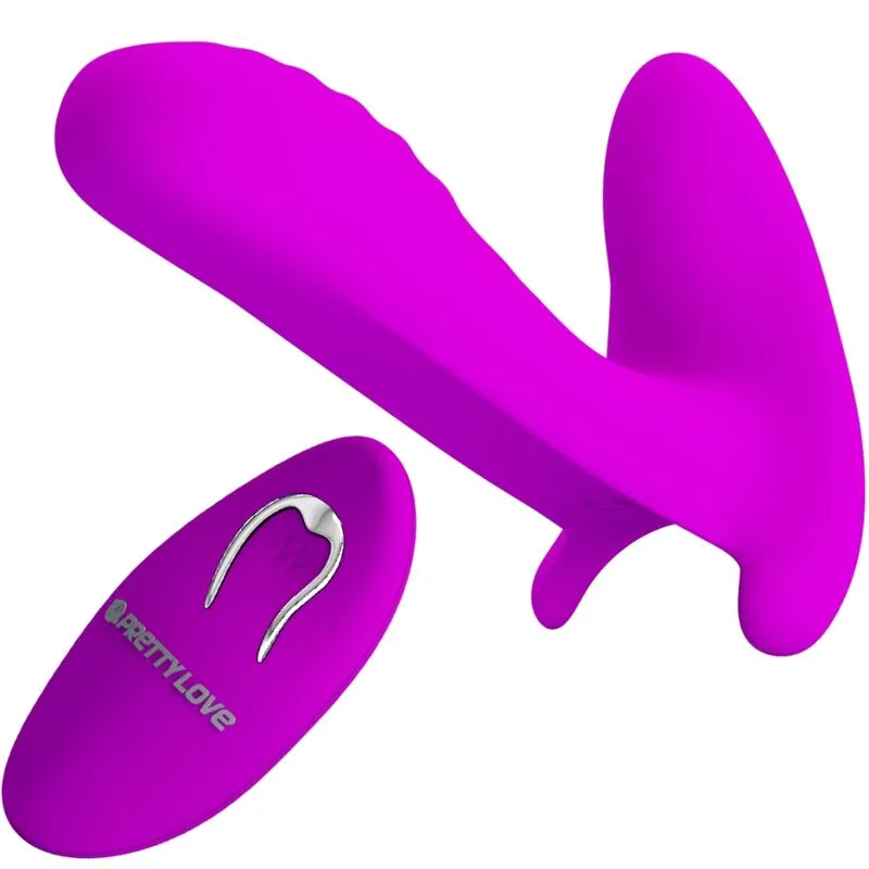 Pretty Love - Massageador e Vibrador 12 Vibrações Controle Remoto Roxo
