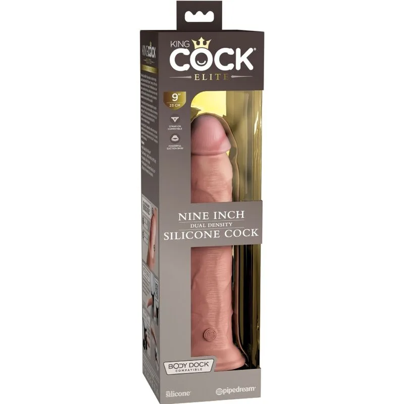 KING COCK - ELITE REALISTIC SILICONE DILDO 23 CM