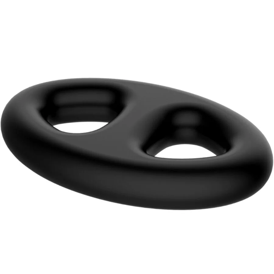 CRAZY BULL - ANEL DE SILICONE OVAL DUPLO