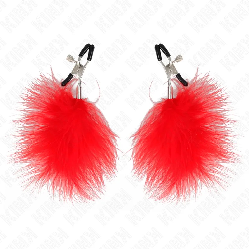 KINK - GRAMPO DE PENA VERMELHO 7 CM